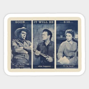 3:10 to Yuma Movie Poster Sticker